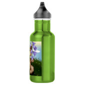 Bär hält Blumenstrauß-30926 Edelstahlflasche (Rechts)
