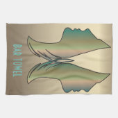 Bar Handtuch Gold Frauenfoto (Horizontal)