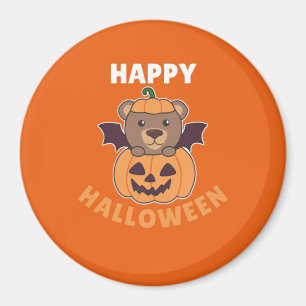 Bar Happy Halloween Pumpkin Bat Kostüm Magnet