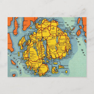 Bar Harbor - Acadia Park Postkarte