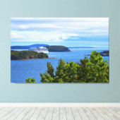 Bar Harbor Diptych Leinwanddruck (Insitu (Holzboden))