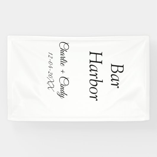 Bar Harbor Junggeselinnen-Abschied Hochzeit von Br Banner (Horizontal)