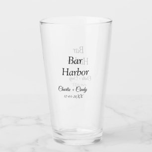 Bar Harbor Junggeselinnen-Abschied Hochzeit von Br Glas