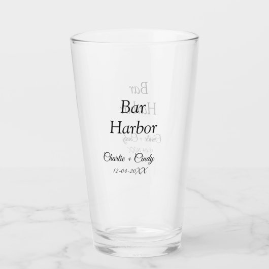 Bar Harbor Junggeselinnen-Abschied Hochzeit von Br Glas (Vorderseite)