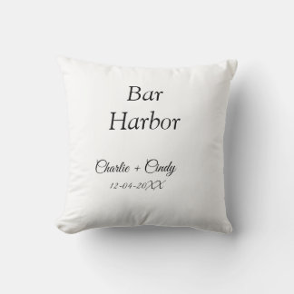 Bar Harbor Junggeselinnen-Abschied Hochzeit von Br Kissen