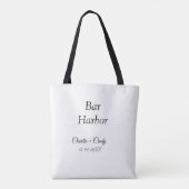 Bar Harbor Junggeselinnen-Abschied Hochzeit von Br Tasche (Rückseite)