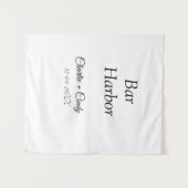 Bar Harbor Junggeselinnen-Abschied Hochzeit von Br Wandteppich (Vorderseite (Horizontal))