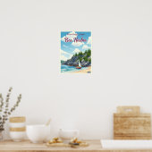 Bar Harbor, Maine – Acadia Coastlines Vintage Poster (Küche)
