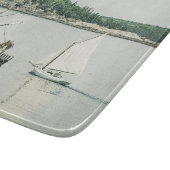 Bar Harbor Maine Boats Schneidebrett (Ecke)