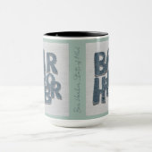 Bar Harbor Maine Denim Tasse (Zentrum)