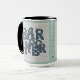 Bar Harbor Maine Denim Tasse