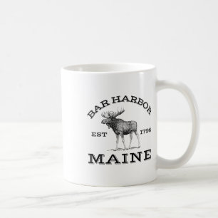 Bar Harbor Maine Elch Wandern im Freien Acadia Nat Kaffeetasse