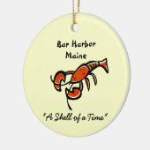 Bar Harbor Maine Hummer Keramik Ornament (Links)