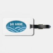 Bar Harbor Maine im Freien Gepäckanhänger (Rückseite horizontal)