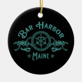 BAR HARBOR MAINE KEEPSAKE SOUVENIR URLAUB KERAMIK ORNAMENT (Vorne)