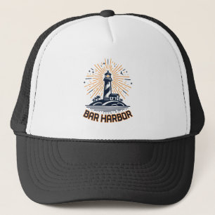 Bar Harbor Maine Leuchtturm Sonnenaufgang Truckerkappe