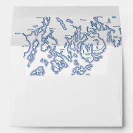 Bar Harbor Maine Map White Wedding