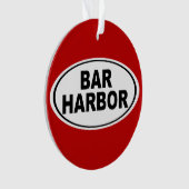 Bar Harbor Maine Ornament (Vorderseite)