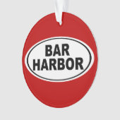 Bar Harbor Maine Ornament (Vorderseite)