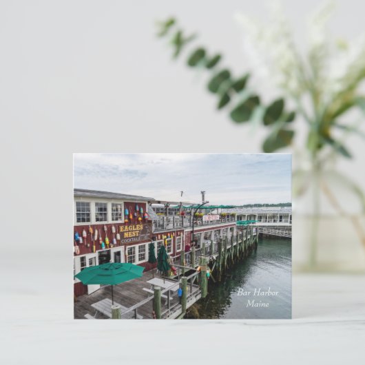 Bar Harbor Maine Postkarte (Stehend Vorderseite)