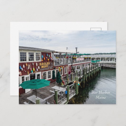 Bar Harbor Maine Postkarte (Vorne/Hinten)