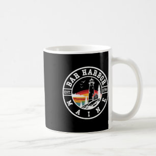 Bar Harbor - Maine - Retro-Design - Klick Kaffeetasse