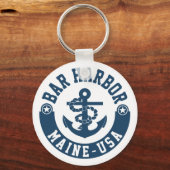 Bar Harbor Maine USA Schlüsselanhänger (Vorderseite)