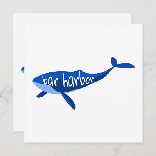Bar Harbor Maine Whale (Vorne/Hinten)