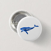 Bar Harbor Maine Whale Button (Vorne & Hinten)
