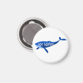 Bar Harbor Maine Whale Magnet (Vorderseite/Rückseite)