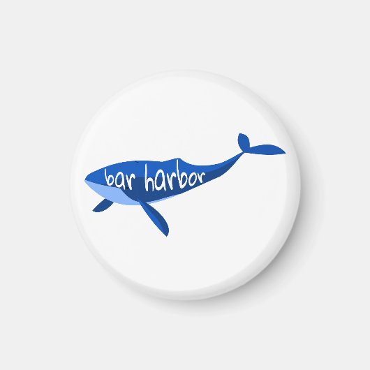 Bar Harbor Maine Whale Magnet (Vorne)