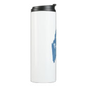 Bar Harbor Maine Wood Grain Thermosbecher (Nach links gedreht)