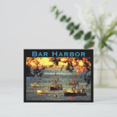 Bar Harbor Postcard Postkarte (Stehend Vorderseite)