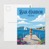 Bar Harbor USA Postkarte (Vorne/Hinten)
