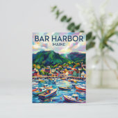 Bar Harbor USA Postkarte (Stehend Vorderseite)