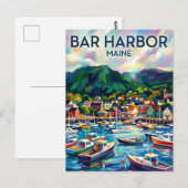 Bar Harbor USA Postkarte (Vorne/Hinten)