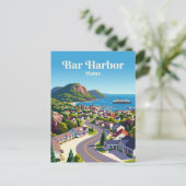 Bar Harbor USA Postkarte (Stehend Vorderseite)