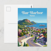 Bar Harbor USA Postkarte (Vorne/Hinten)