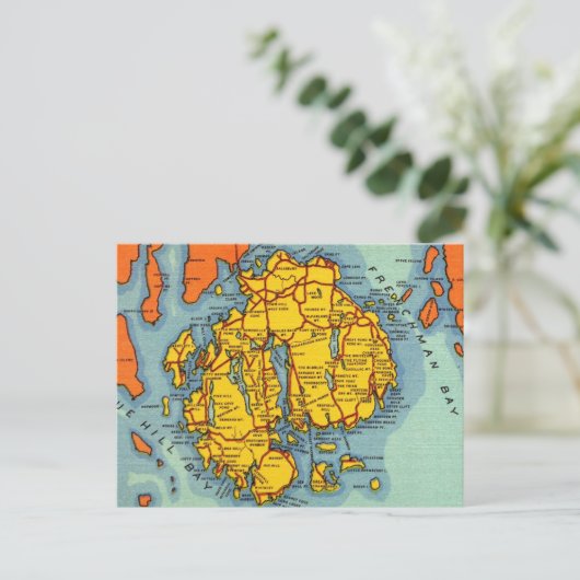 Bar Harbour - Acadia Park Postkarte (Stehend Vorderseite)