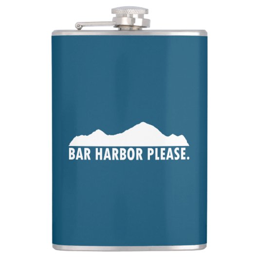 Bar Harbour bitte Flachmann (Vorderseite)