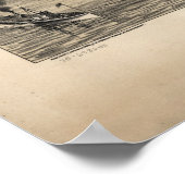 Bar Harbour Maine 1886 Antik Panoramablick Karte Poster (Ecke)