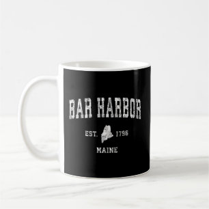 Bar Harbour Maine Me Athletic Sports Kaffeetasse