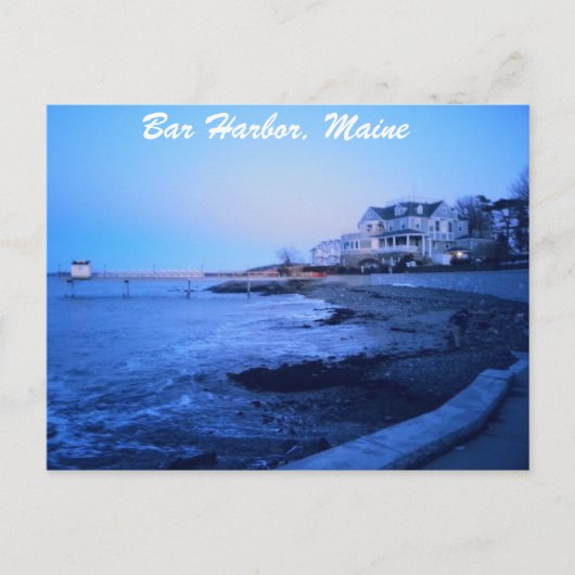 Bar Harbour, Maine Post Card Postkarte (Vorderseite)