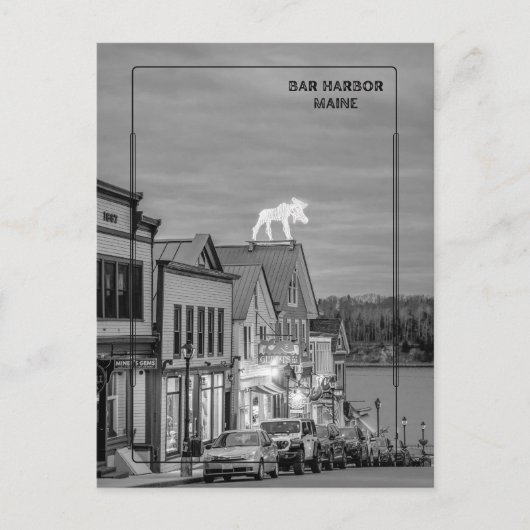 Bar Harbour, Maine Postkarte (Vorderseite)
