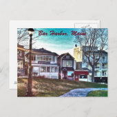 Bar Harbour, Maine Postkarte (Vorne/Hinten)