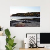 Bar Harbour Maine Waterscape Poster (Heimbüro)