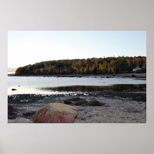 Bar Harbour Maine Waterscape Poster (Vorne)