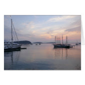 Bar Harbour Ships at Sunrise I (Vorderseite (Horizontal))
