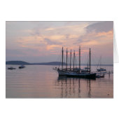Bar Harbour Ships at Sunrise II (Vorderseite (Horizontal))