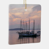 Bar Harbour Ships at Sunrise II Keramikornament (Rechts)